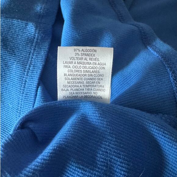 INC International Concepts Small Blue Ribbed Jeweled Tank Top - Picture 6 of 8